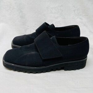 Paul Green Black Chunky Shoes Womens 9 Vibram Soles Classic Goth Timeless Travel